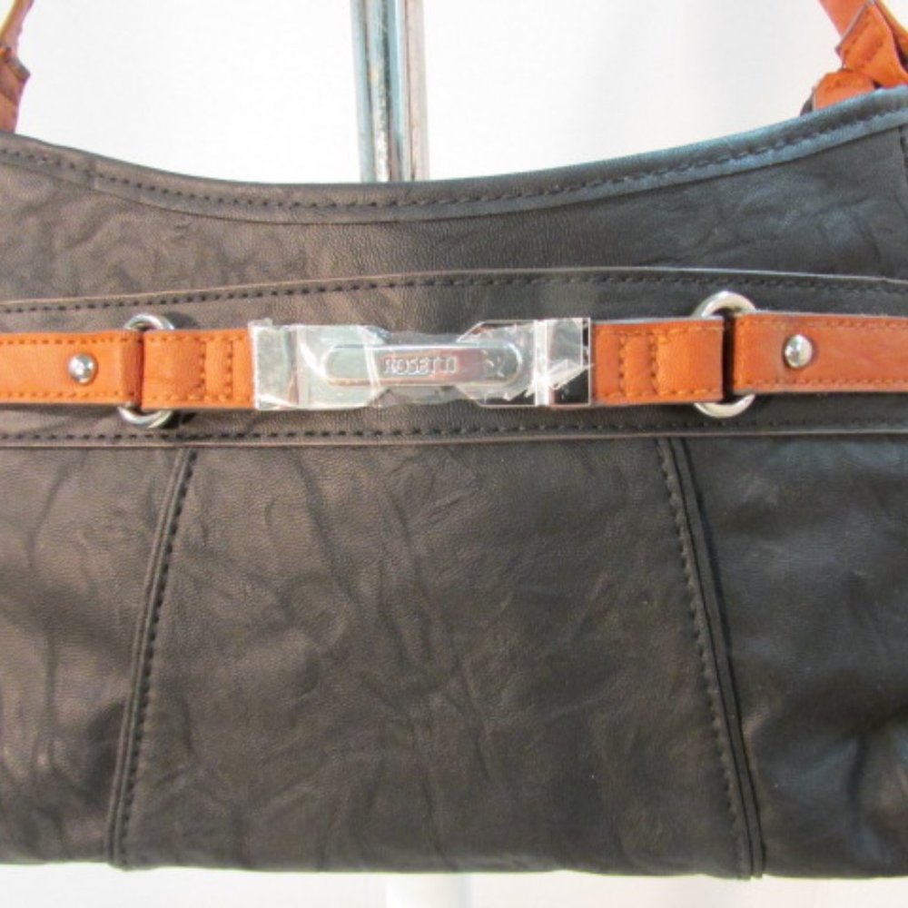 Rosetti Purse Black Vinyl Bay Breeze Small Hobo